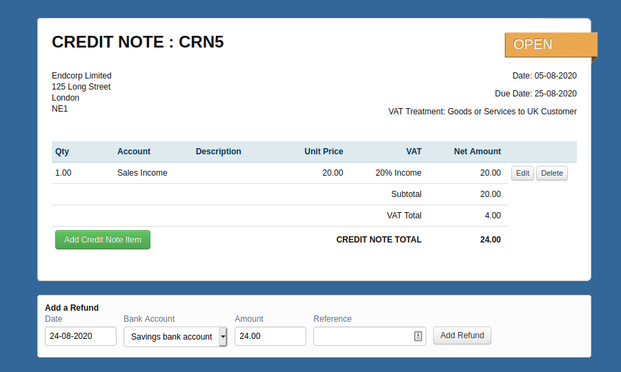 How to Generate a Credit Note in your Accounting Software